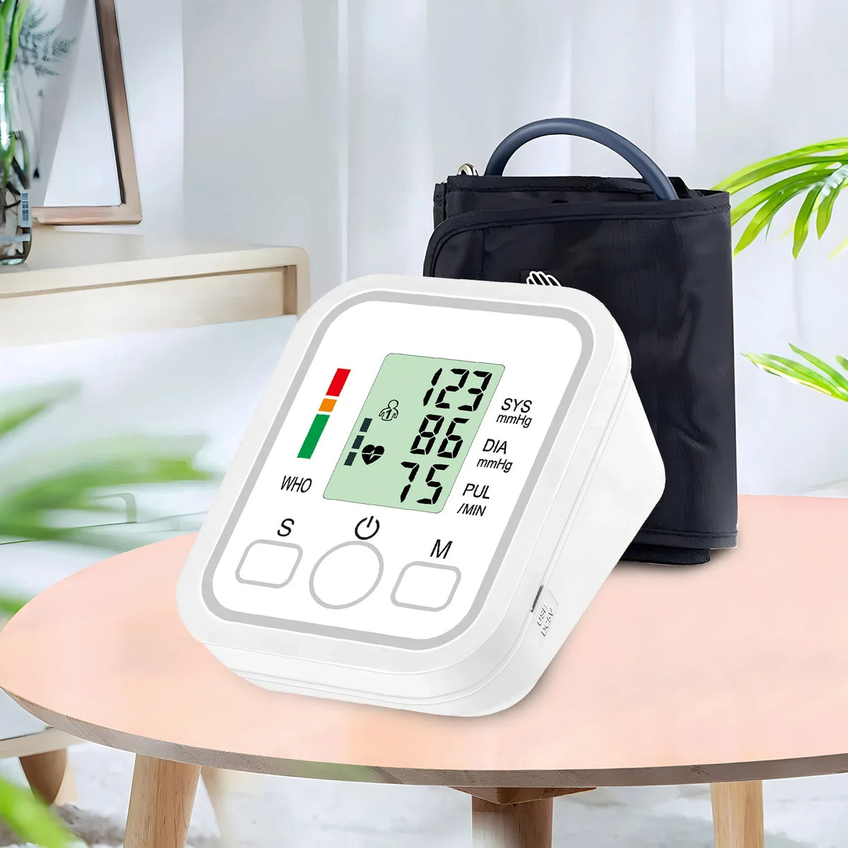 Blood Pressure Test Kit BP Monitor Upper Arm Automatic Tonometer
