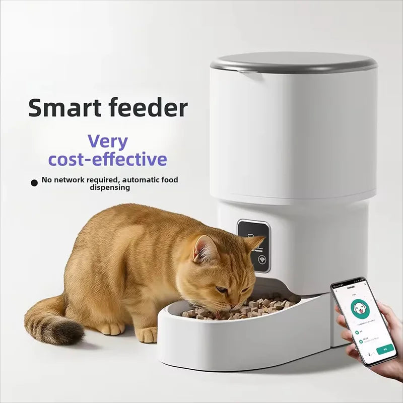 Automatic Dog Cat Feeder Smart Timer Quantitative App Remote Control
