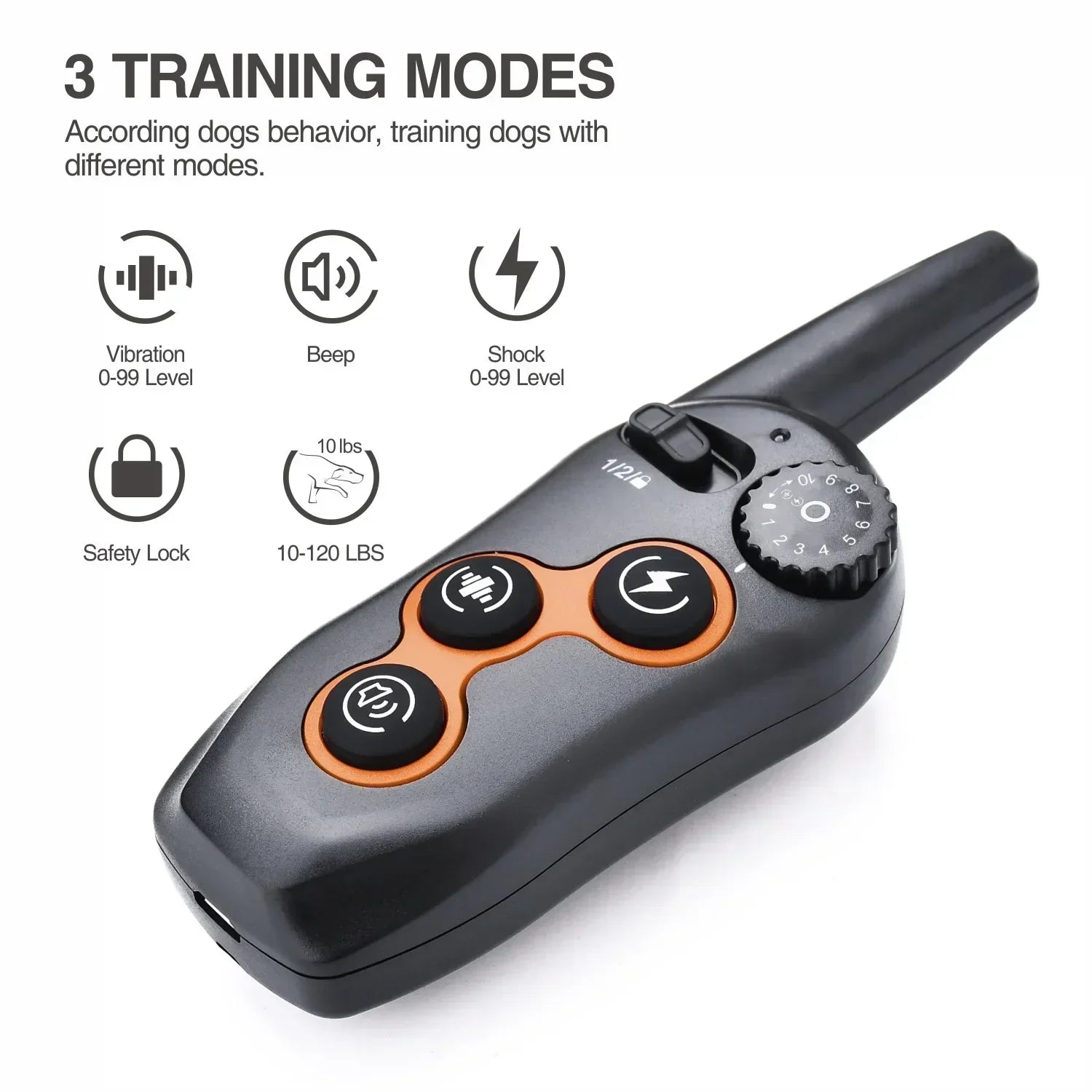 Remote Control Electric Dog Training Device New Automatic Bark Stopper Collar Pet Training Waterproof Pet Dog Collar for All Dog