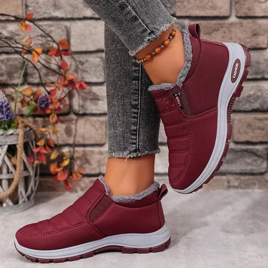 Ultra Soft Cozy Inner Anti Slip Outdoor Shoes, Fashion Cold Proof Comfort Booties For Daily Commute & Outdoor Activities