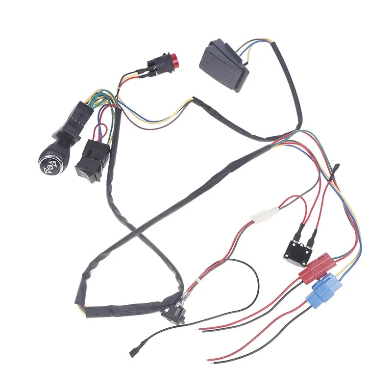 //Children Electric Car DIY Modified Wires And Switch Kit With 2.4G Bluetooth RC And Controller For Baby Electric Car Self-made