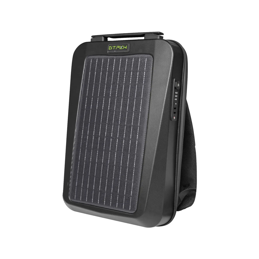 Waterproof solar power generation backpack backpack outdoor mobile phone power bank charging leisure bag