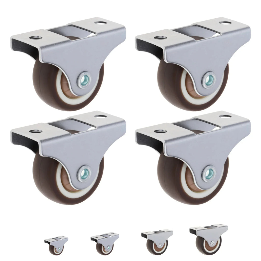 4pcs 1 Inch/1.25 Inch/1.5 Inch/2 Inch Universal Casters Furniture