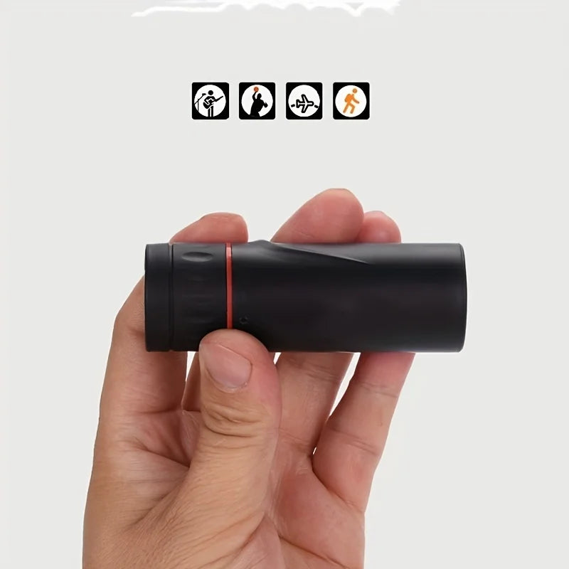 2000x25 HD Monocular Telescope, Compact Portable for Travel, Hiking