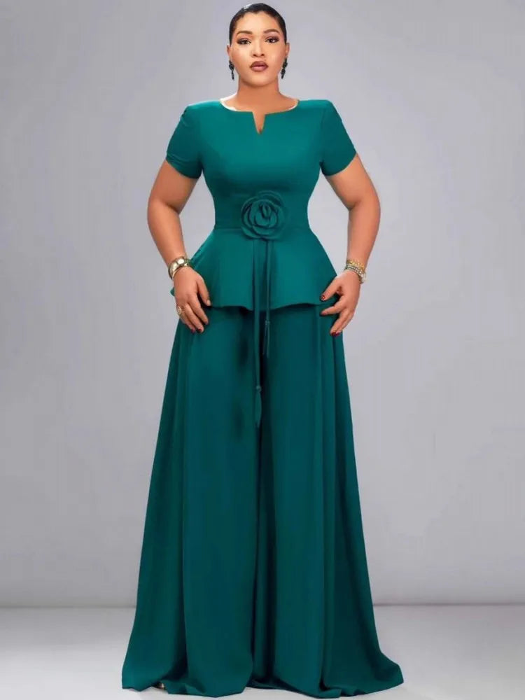 2 Piece Women Sets L-4xl Plus Size Matching Sets Big Size 3XL Two