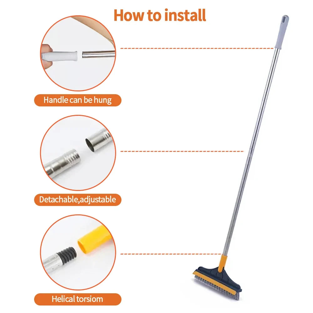 3 in 1 Cleaning Brush Cleaner Brush for Cleaning Bathroom Brush with