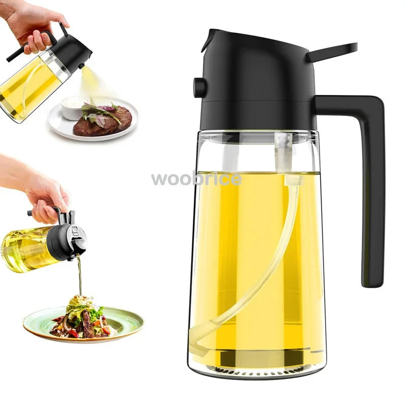 2in1 Kitchen Spray Oil Dispenser Oil Sprayer Polisher or Only Brush