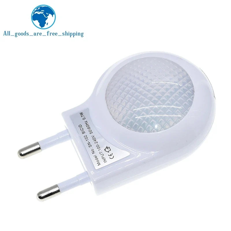 1/3pcs Mini Led Snail Night Light Auto Night Lamp Built-in Light Sensor Control Light Wall Lamp For Baby Kids Bedroom EU Plug