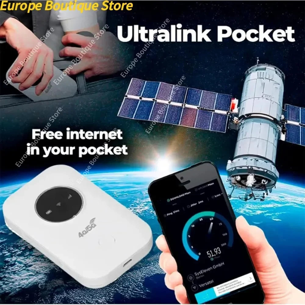 2026 NEW 4G 5G Portable Pocket WiFi Router 300Mbps USB Powered Mobile Hotspot Asian European Version Pocket Internet