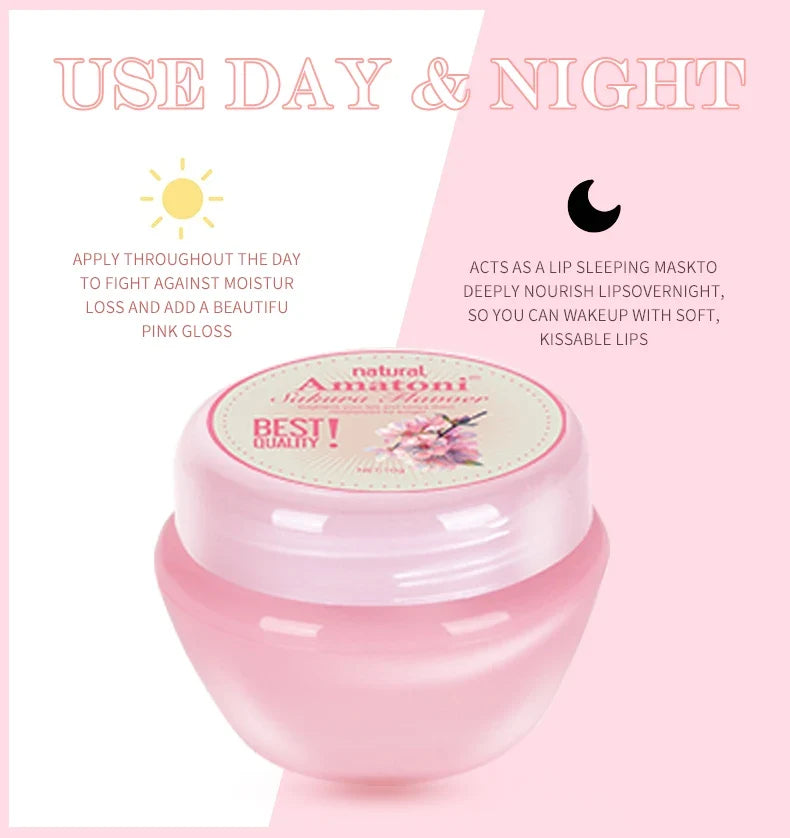 Sleeping Lip Mask Gift Box 10g×6PCS Lip Balm Set Moisturizes Lips, Smoothes, and Is a Universal in the Morning and Evening