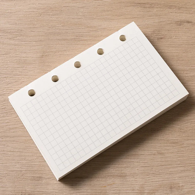 Refillable Dot Grid & Lined Paper Journal Planner Weekly Monthly Agenda To Do List Notebook Portable Office School Stationery Organizer Set