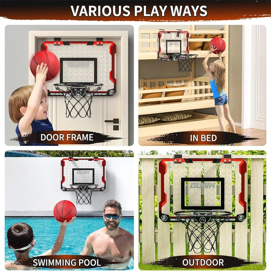 Basketball Hoop Indoor for Kids and Adults, Basketball Hoop for Door