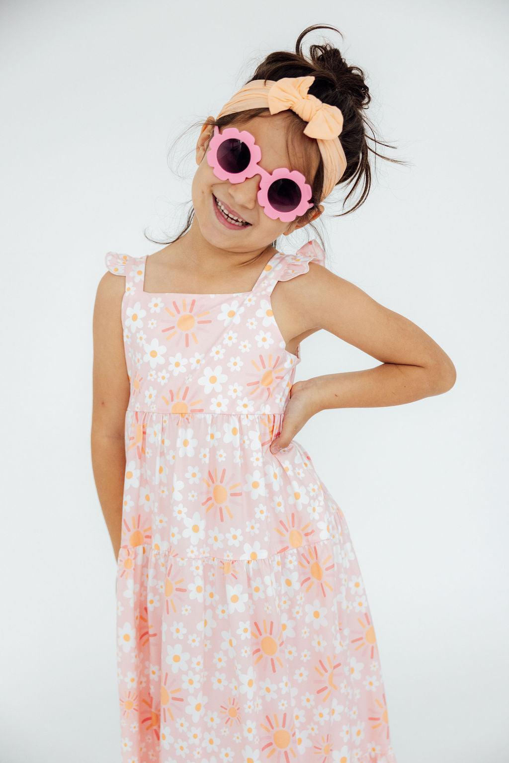 Sweet & Sunny Ruffle Maxi Dress