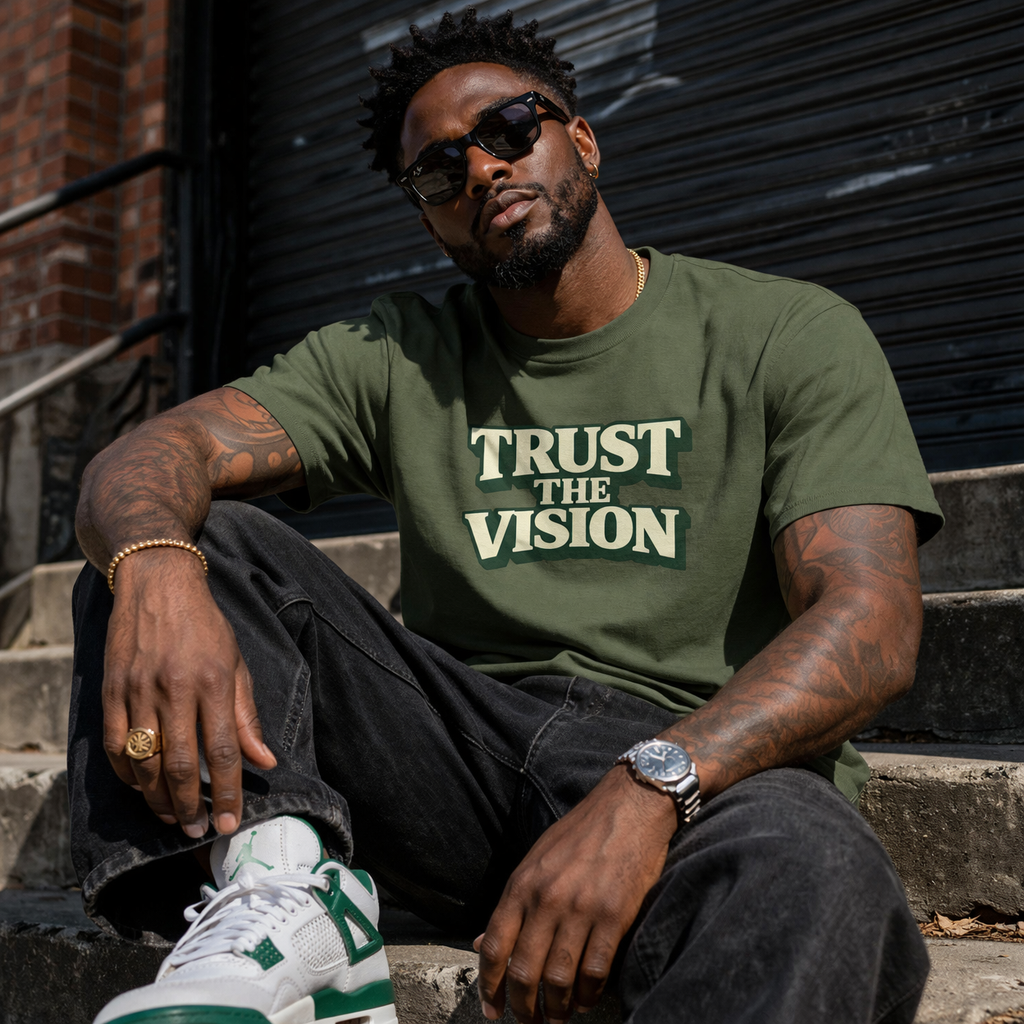 Trust The Vision T-Shirt – Premium Cotton Graphic Tee for Purpose-Driven Style