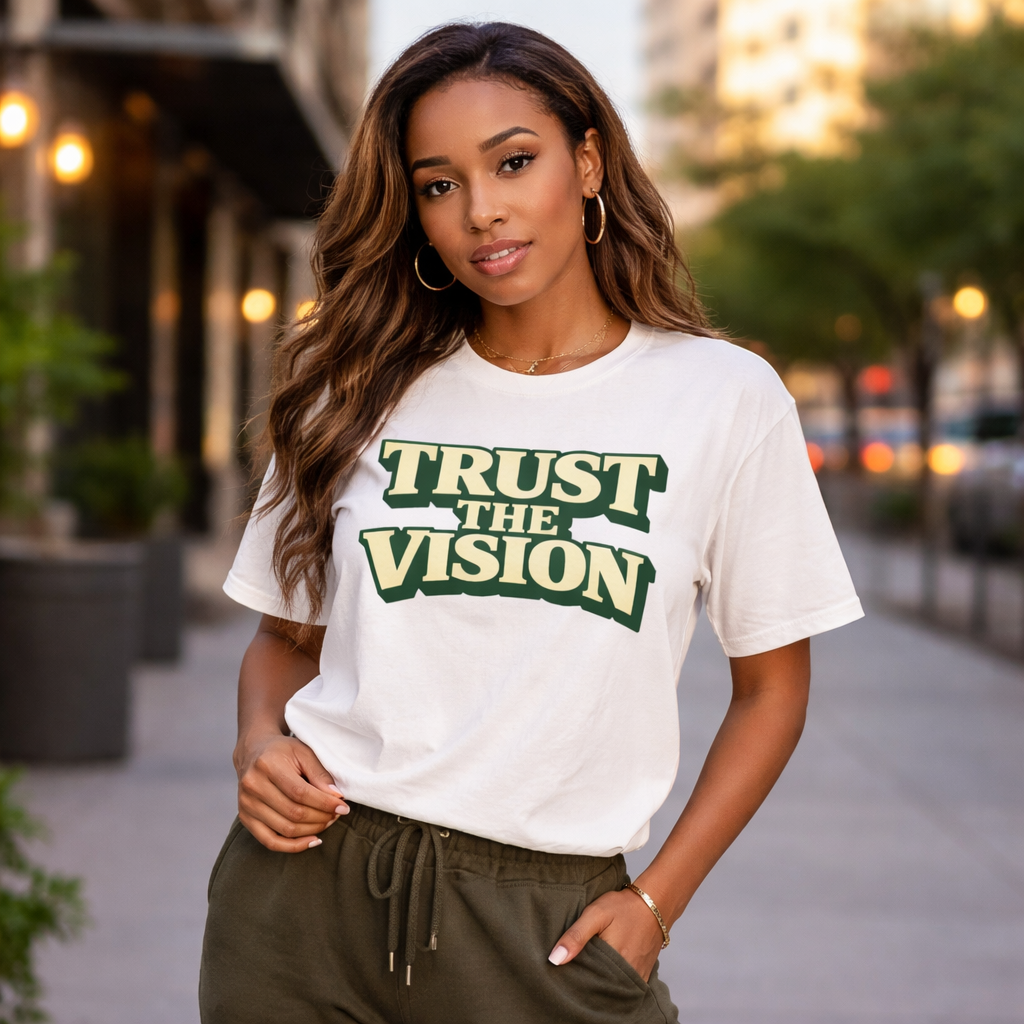Trust The Vision T-Shirt – Premium Cotton Graphic Tee for Purpose-Driven Style