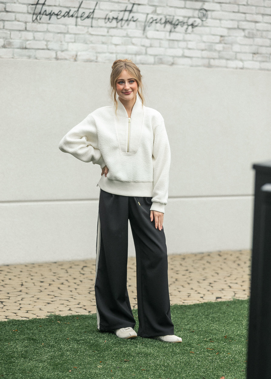 Nina Wide Leg Track Pants