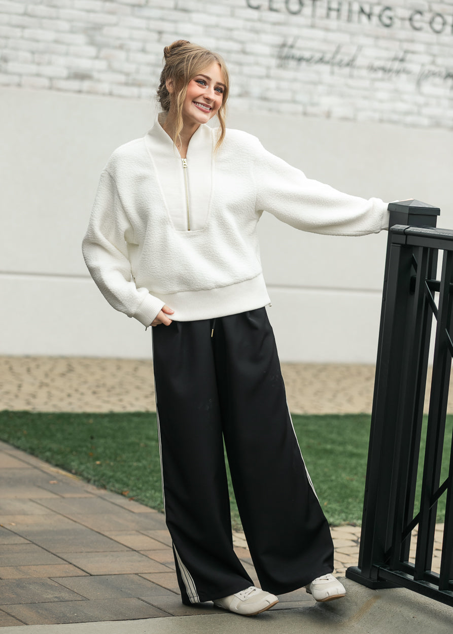 Nina Wide Leg Track Pants