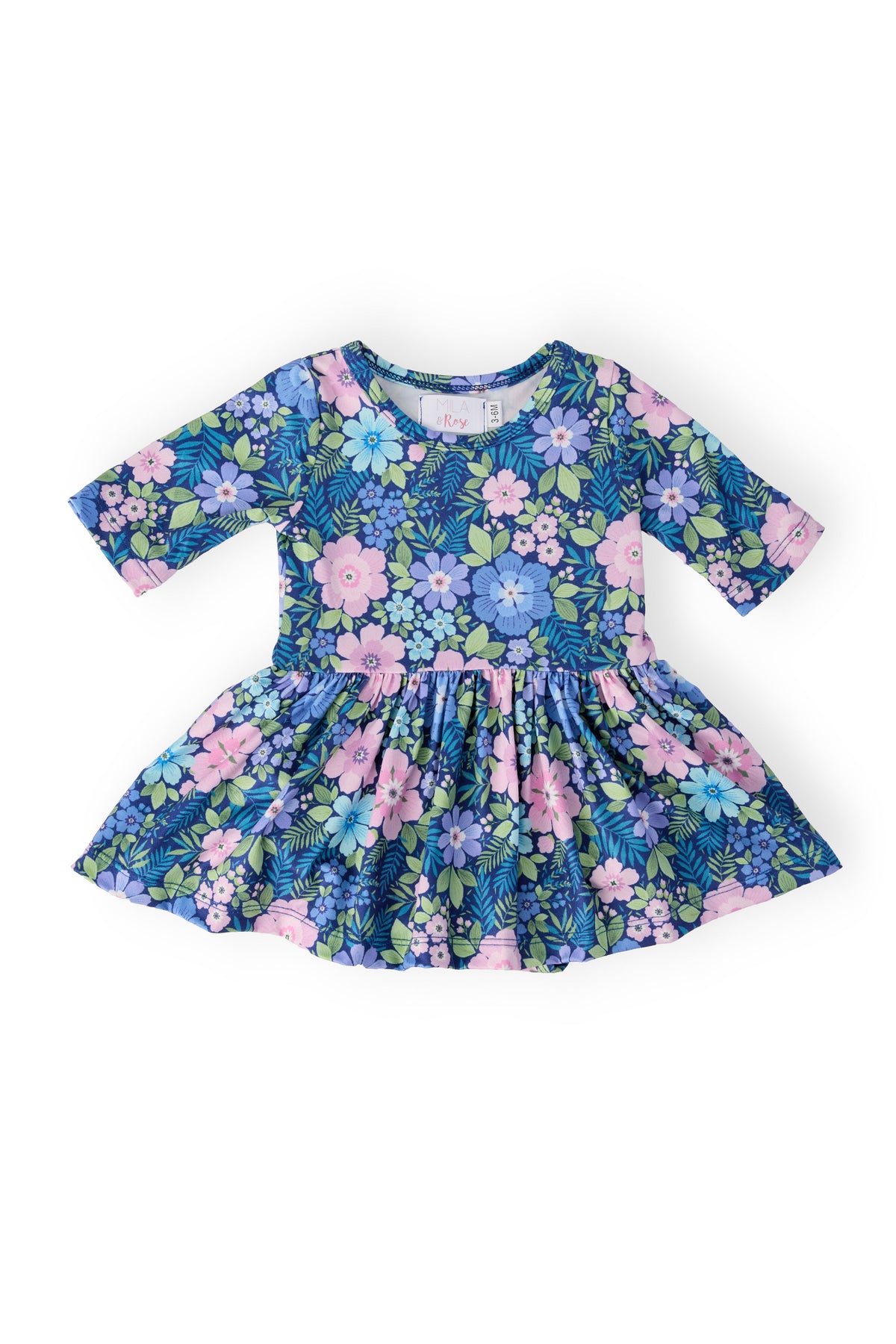 Whimsy 3/4 Sleeve Twirl Bodysuit