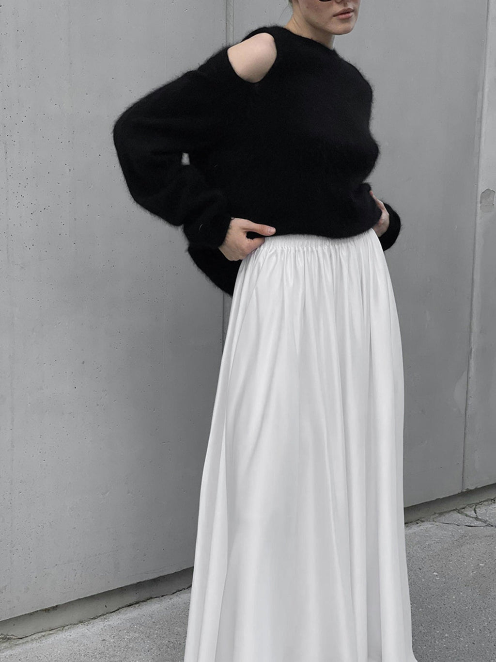 Elastic Waist Skirt