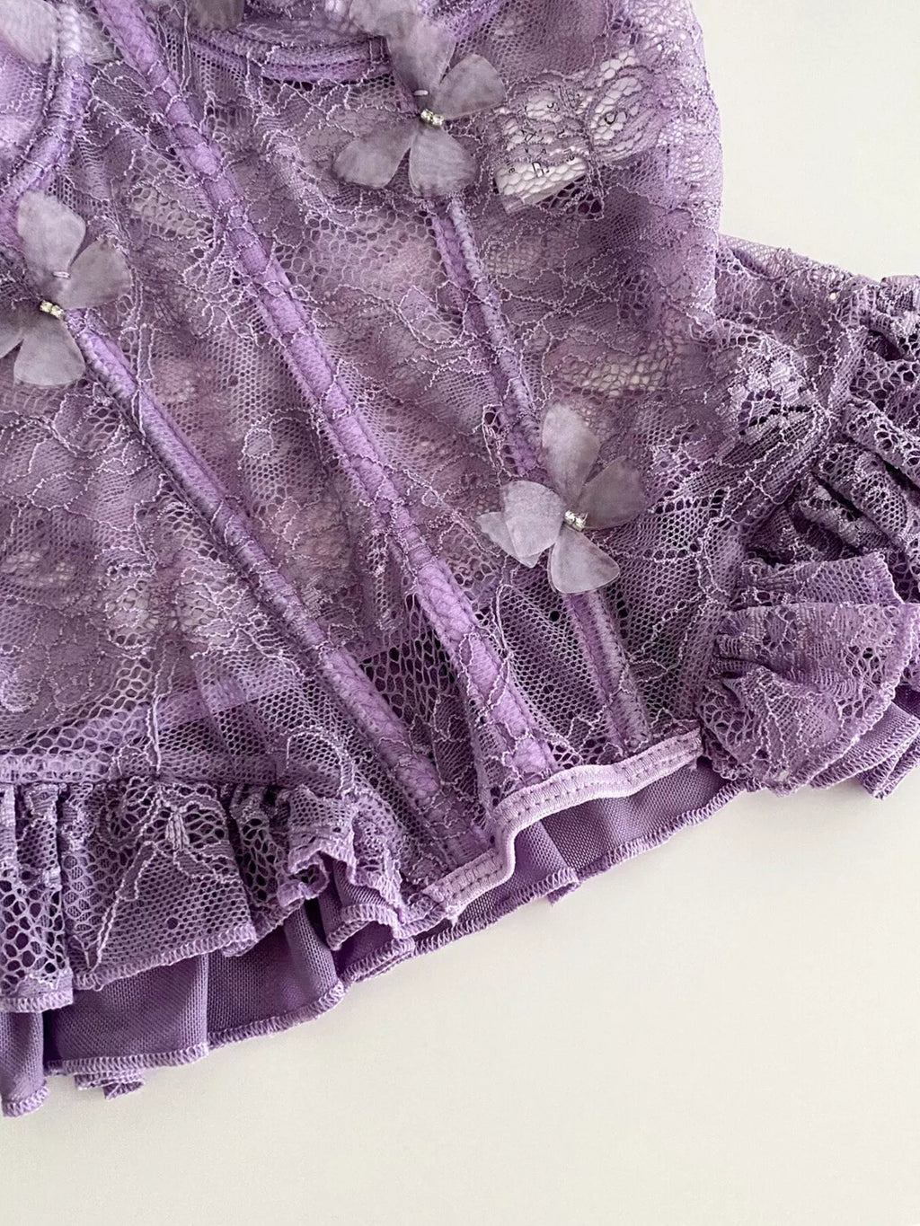 Butterfly Lace Tube Top