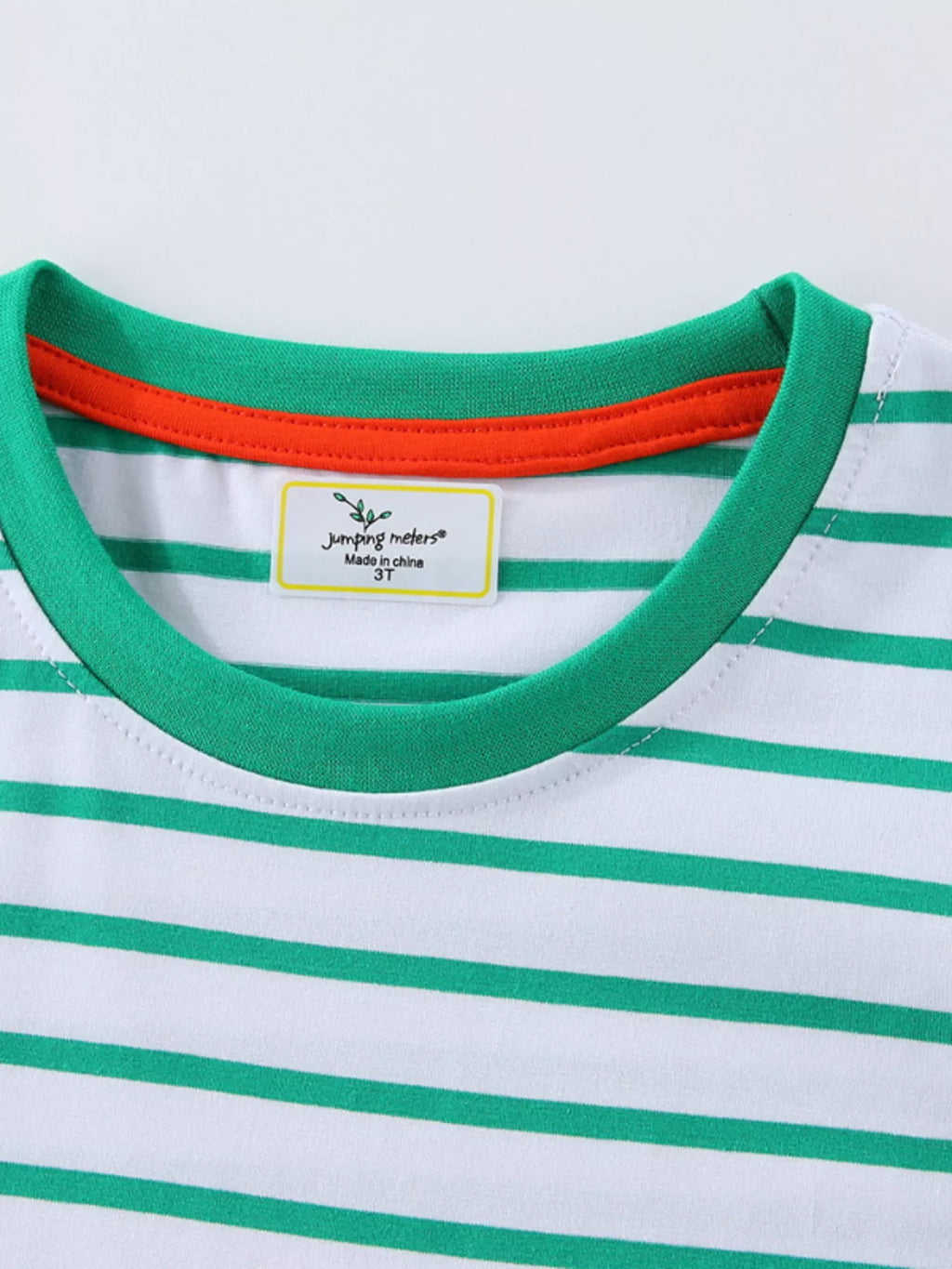 Children's Dinosaur Adventure Striped Long Sleeve T-Shirt