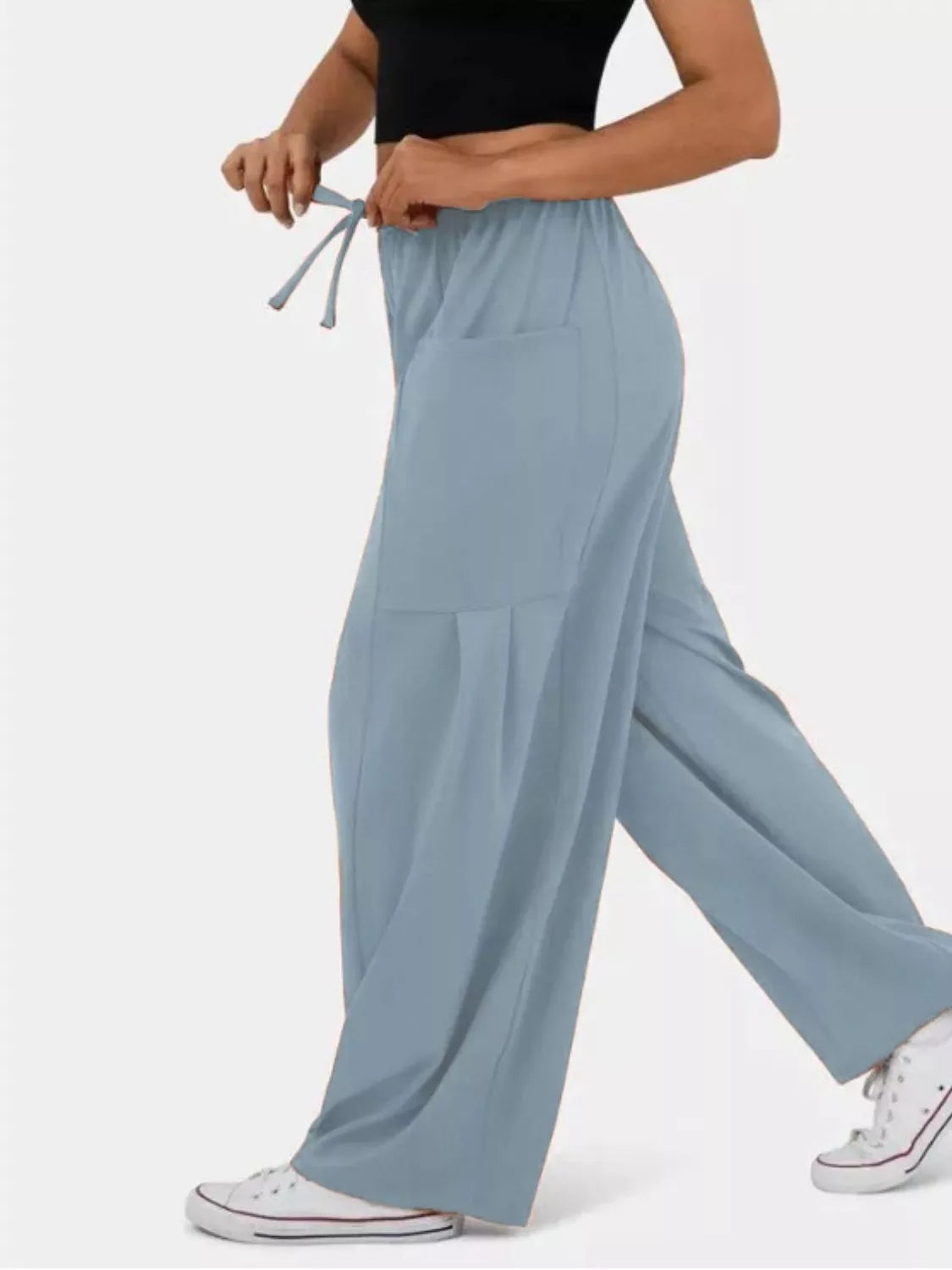Relaxed Fit Drawstring Pants