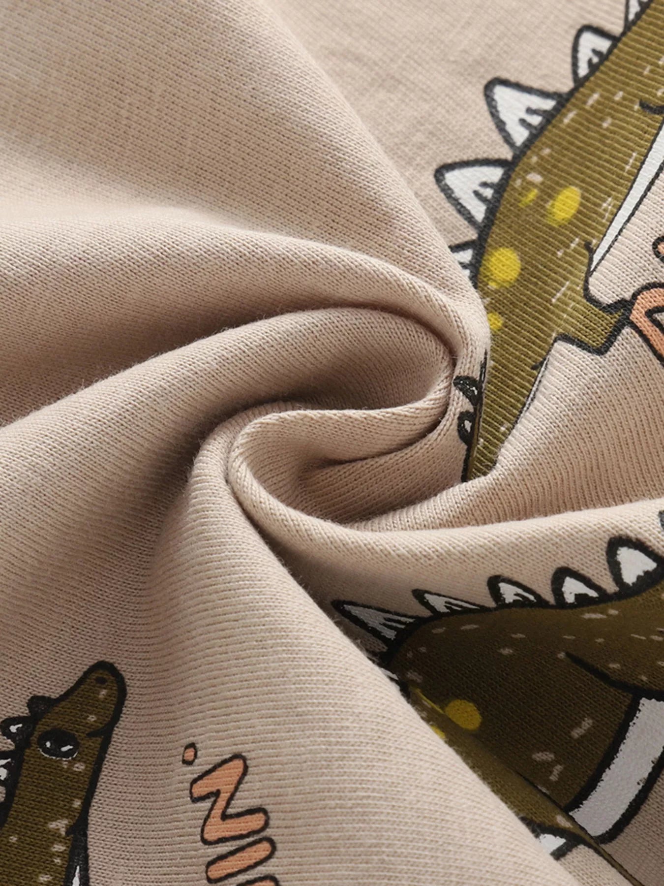 Children's Dinosaur Print Tee and Shorts Set