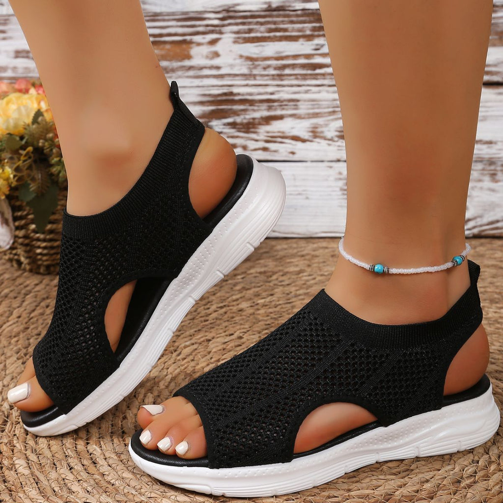 Breathable Mesh Open Toe Sandals