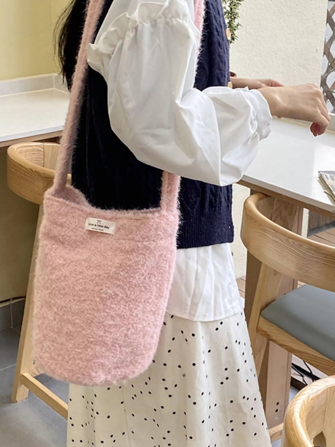 Soft Knit Crossbody Bag
