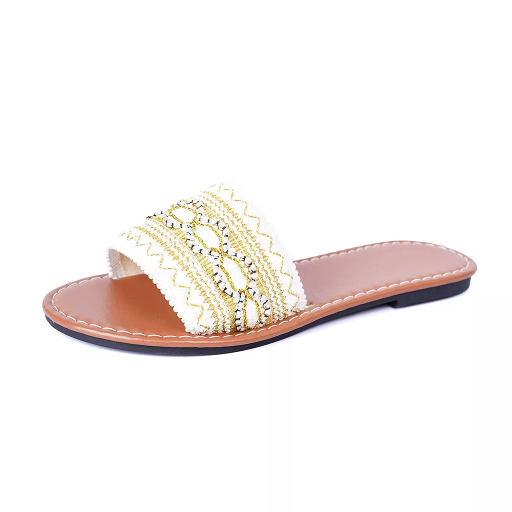 Open Toe Flat Sandals