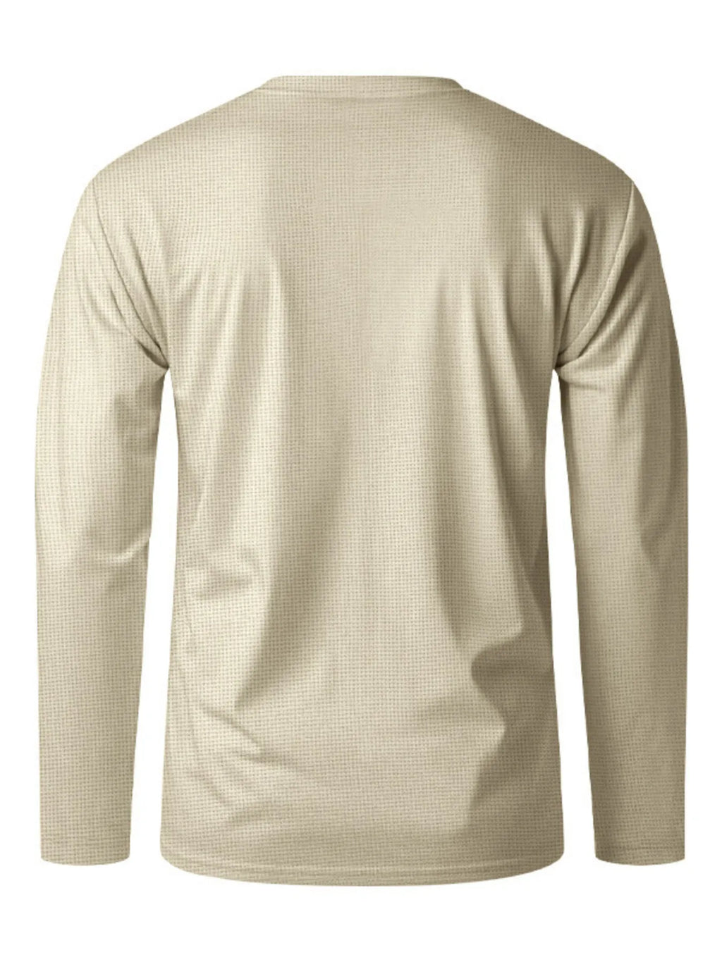 Men's Full Size Button Detail Long Sleeve T-Shirt Plus Size