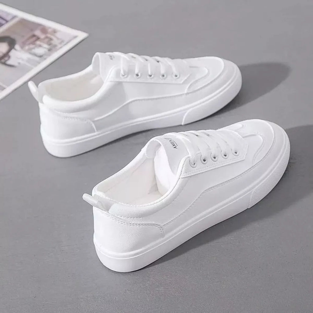 Round Toe Platform Sneakers