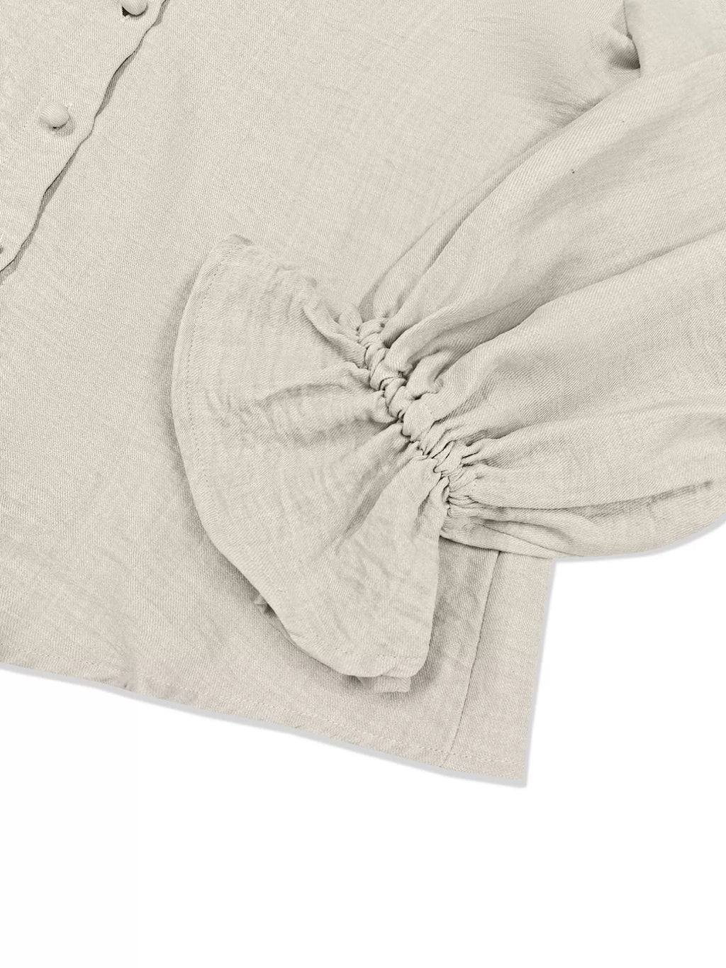Ruffle Sleeve Shirt and Pants Set