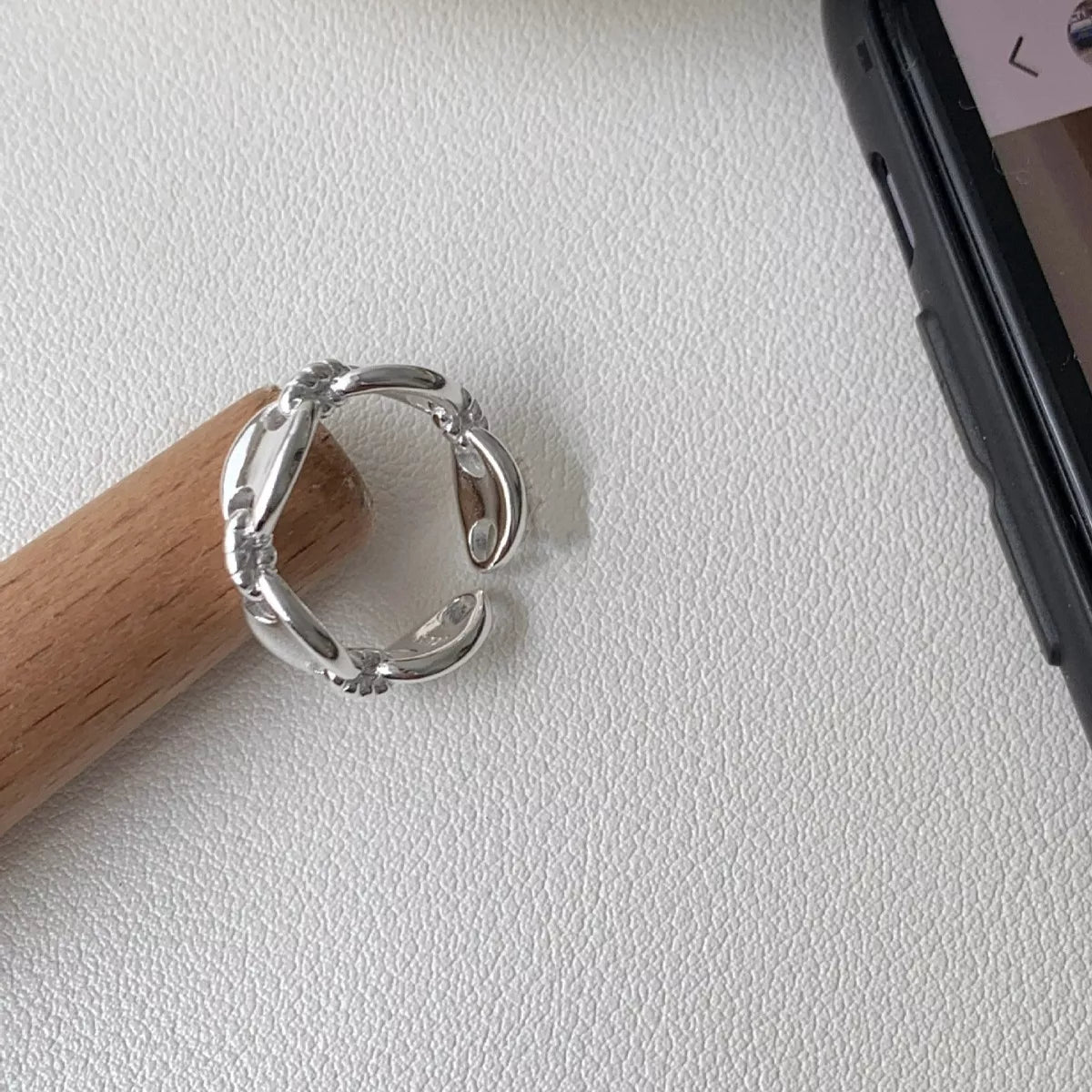 925 Sterling Silver Pig's Snout Ring