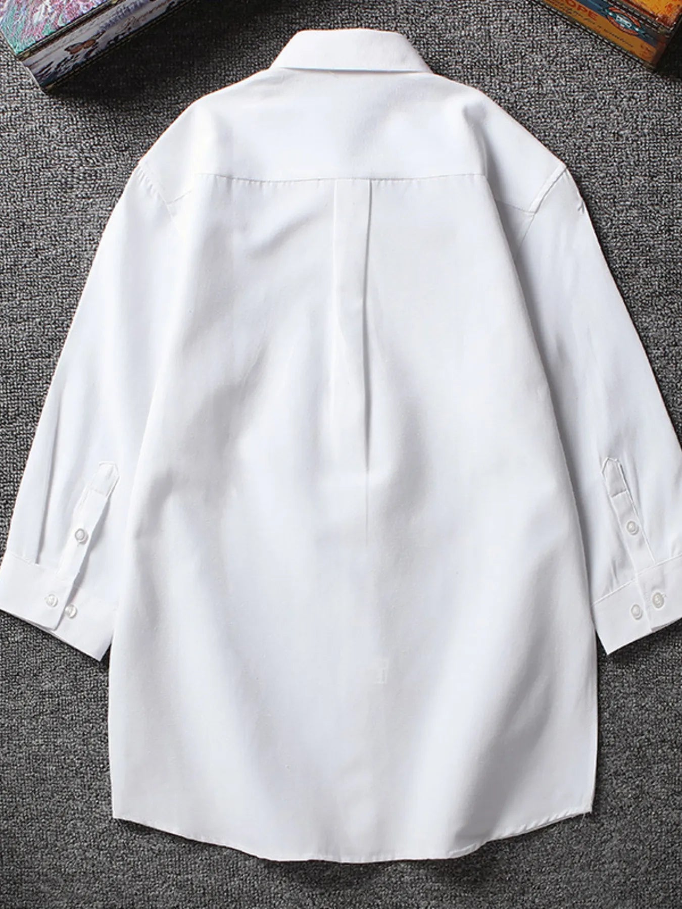 Men's Plus Size Casual Solid Color Button Up Shirt