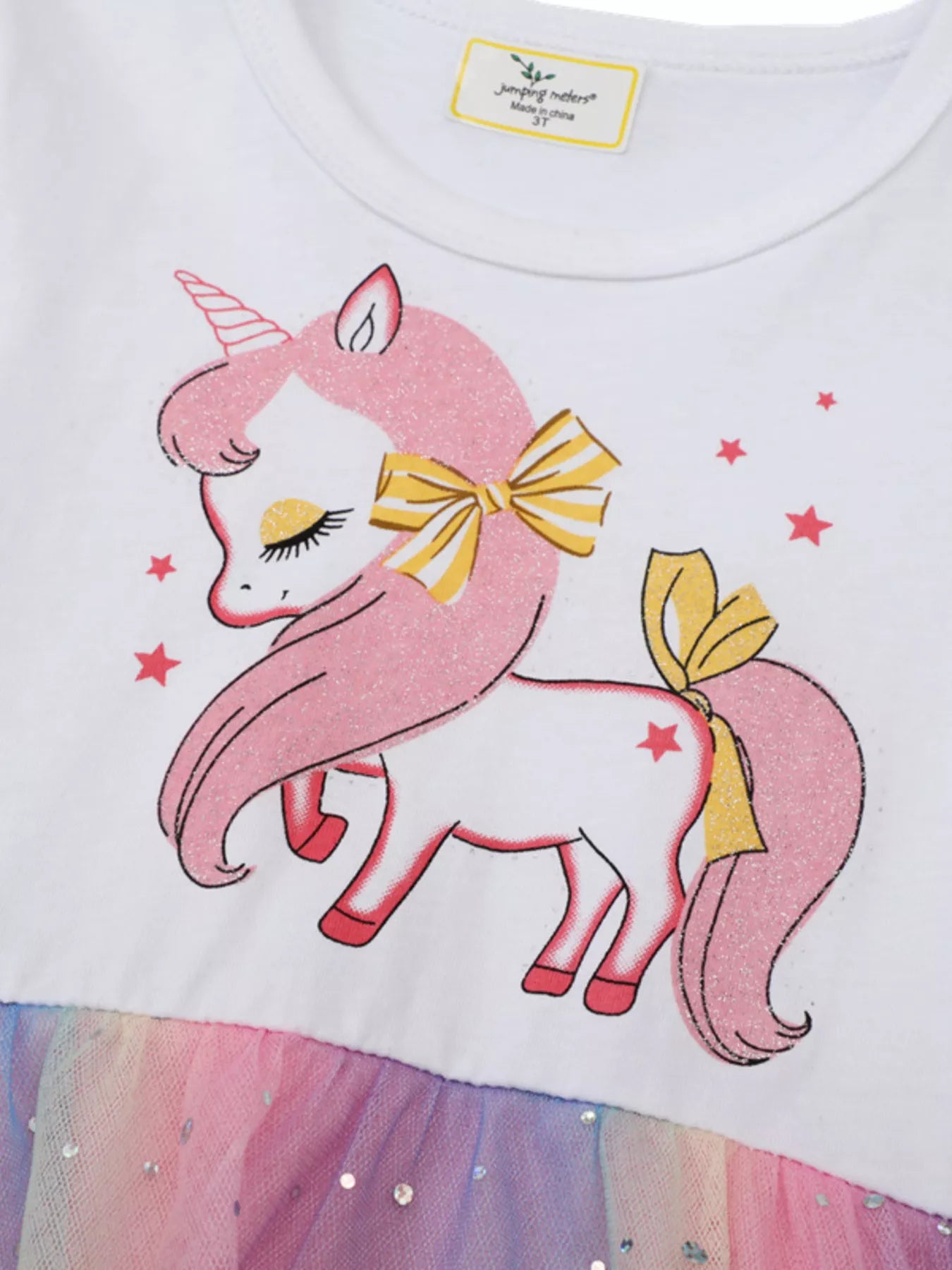 Children's Unicorn Rainbow Tulle Dress