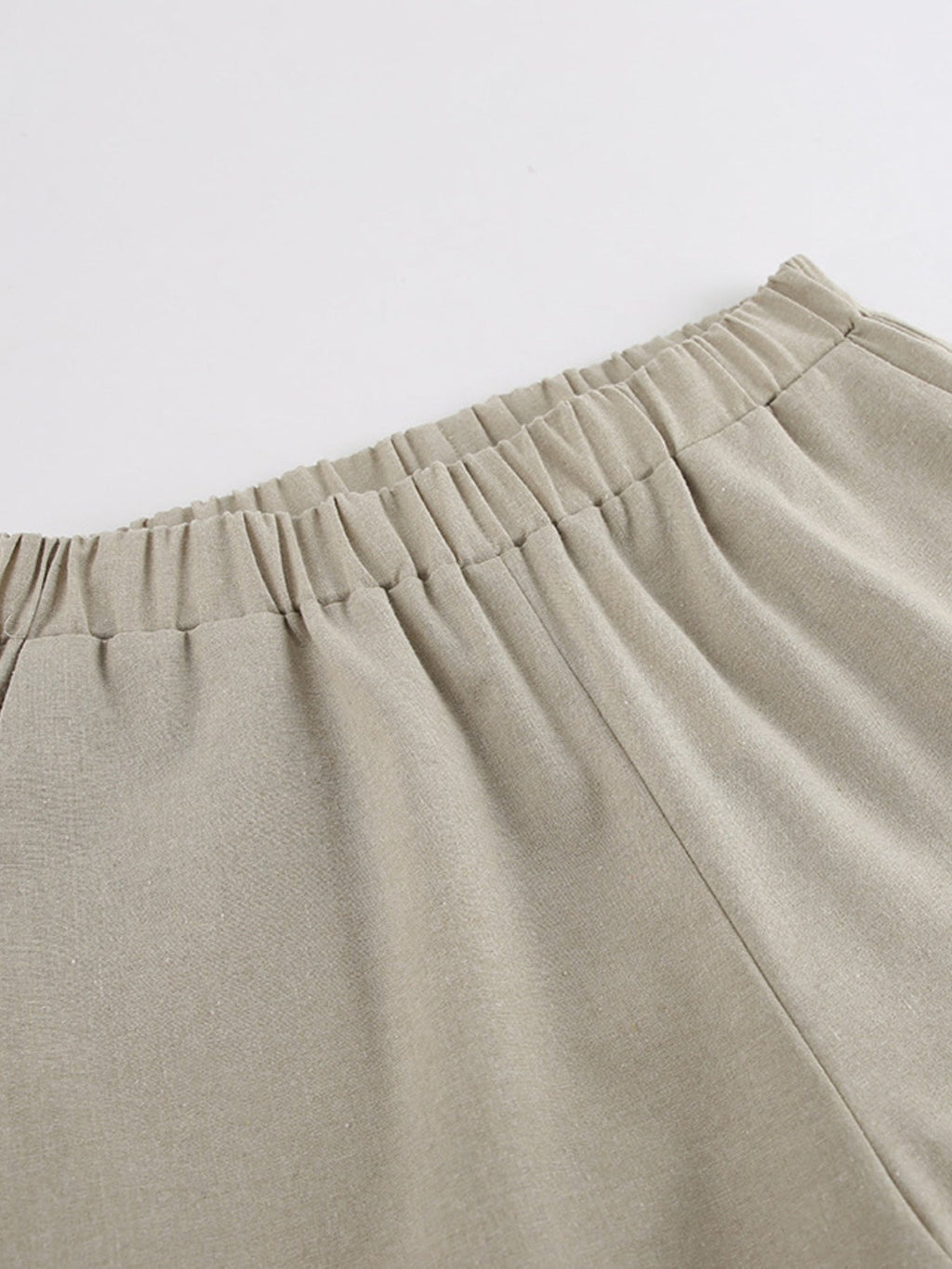 Cutout Tank and Wide Leg Pants Set