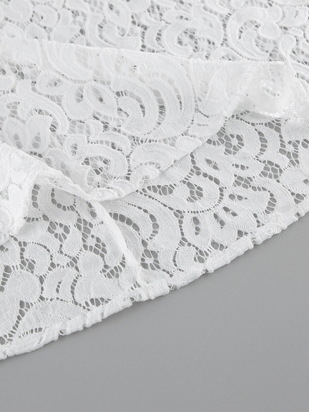 Cap Sleeve Top and Lace Skirt Set