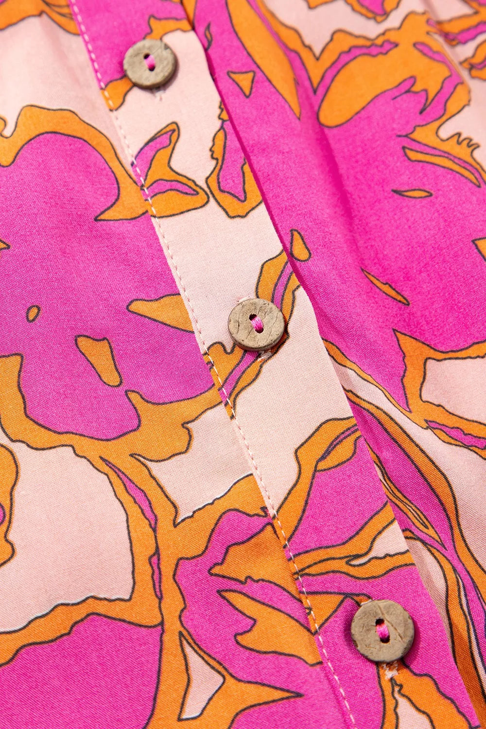 Printed Button Up Shirt