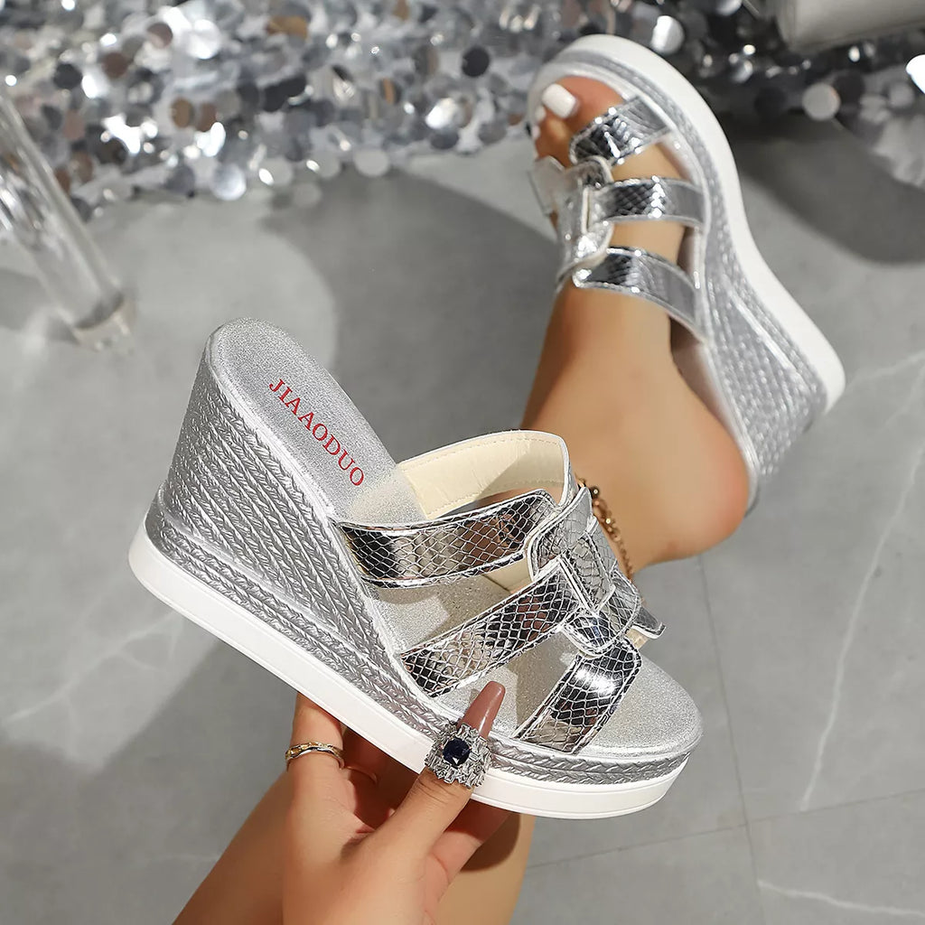 Open Toe Wedge Sandals