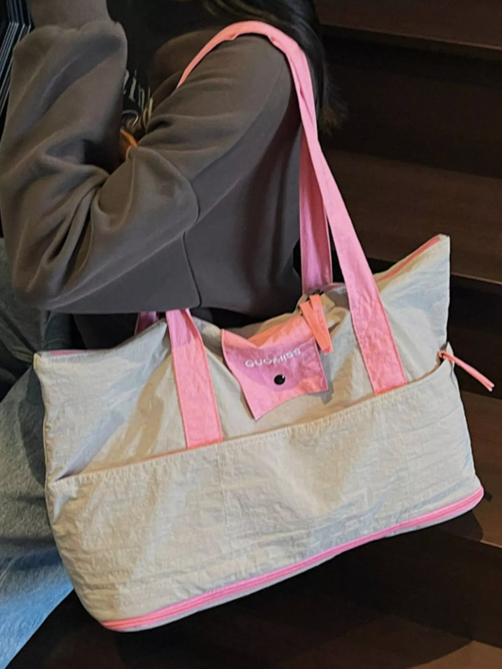 Two-Tone Lightweight Travel Bag