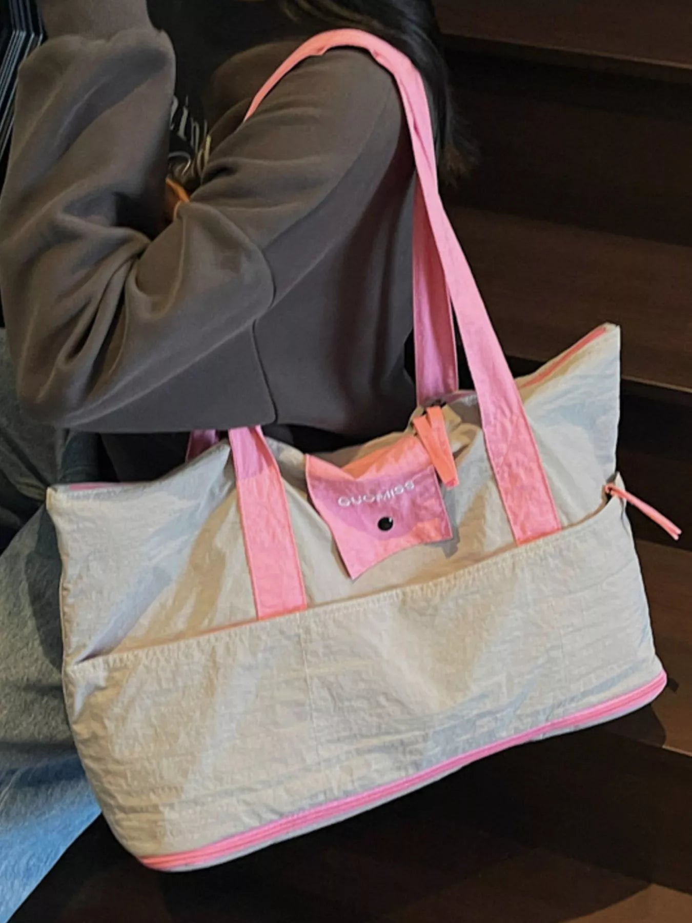 Two-Tone Lightweight Travel Bag