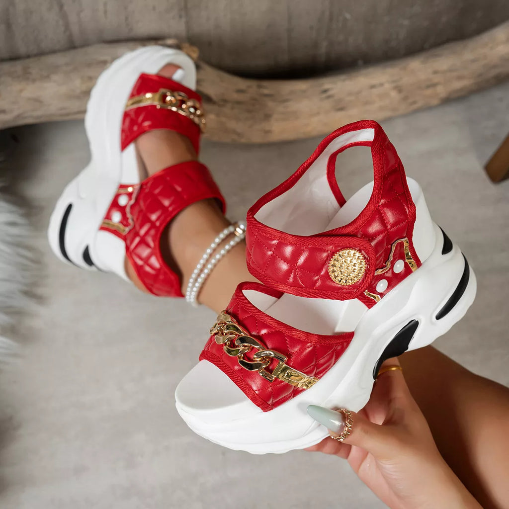 Open Toe Platform Sandals