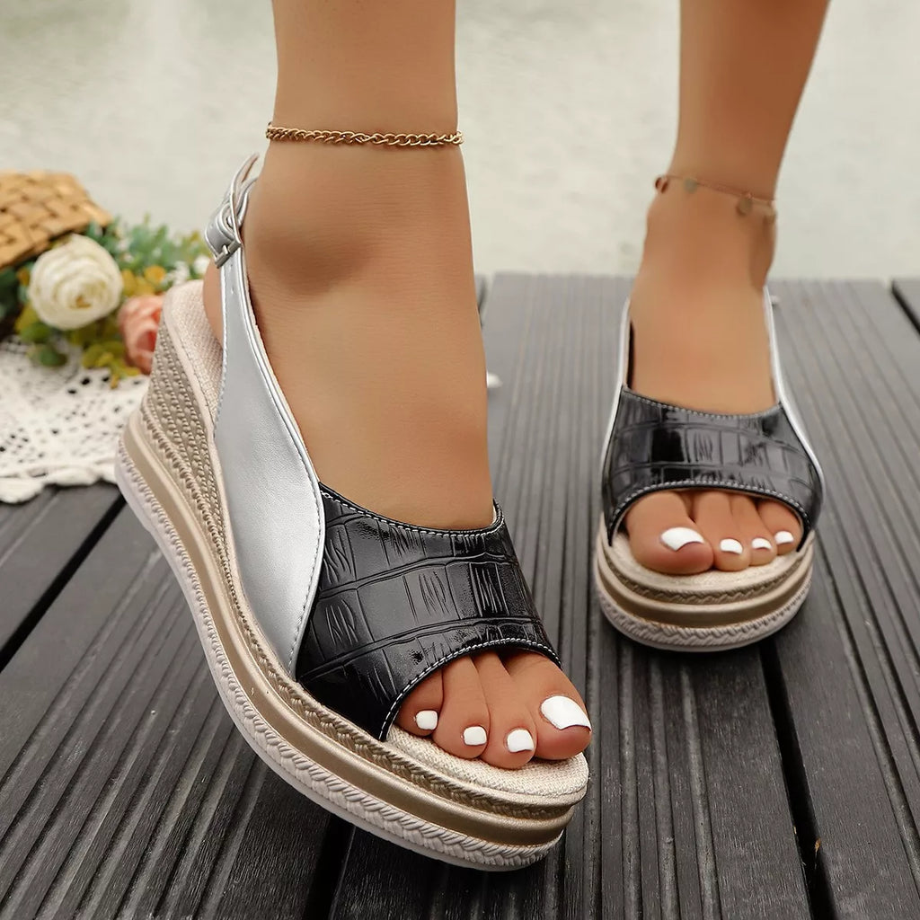 Open Toe Wedge Sandals