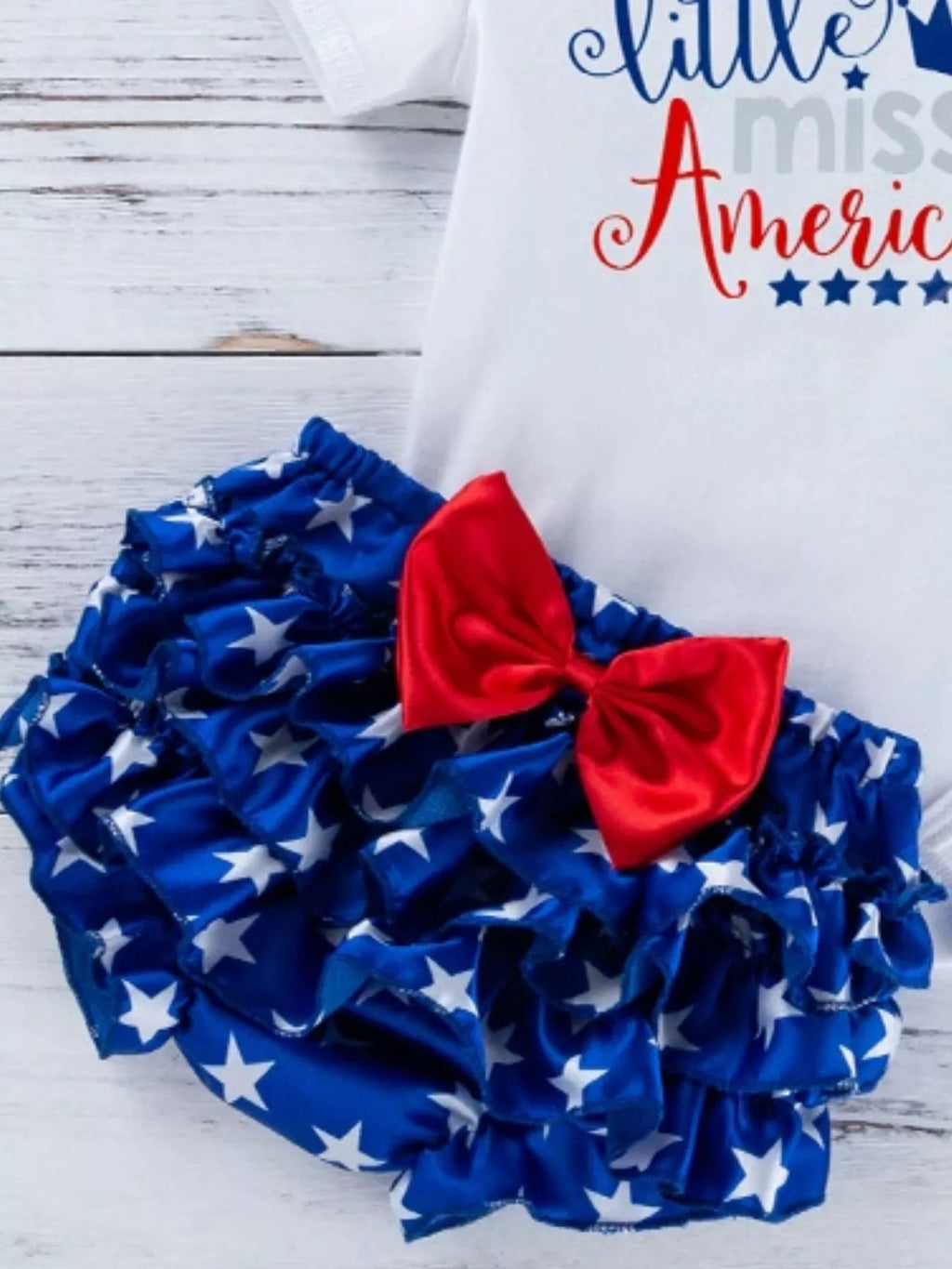 Children's Little Miss America Patriotic Outfit Set