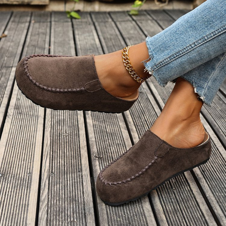 Round Toe Slip-Ons