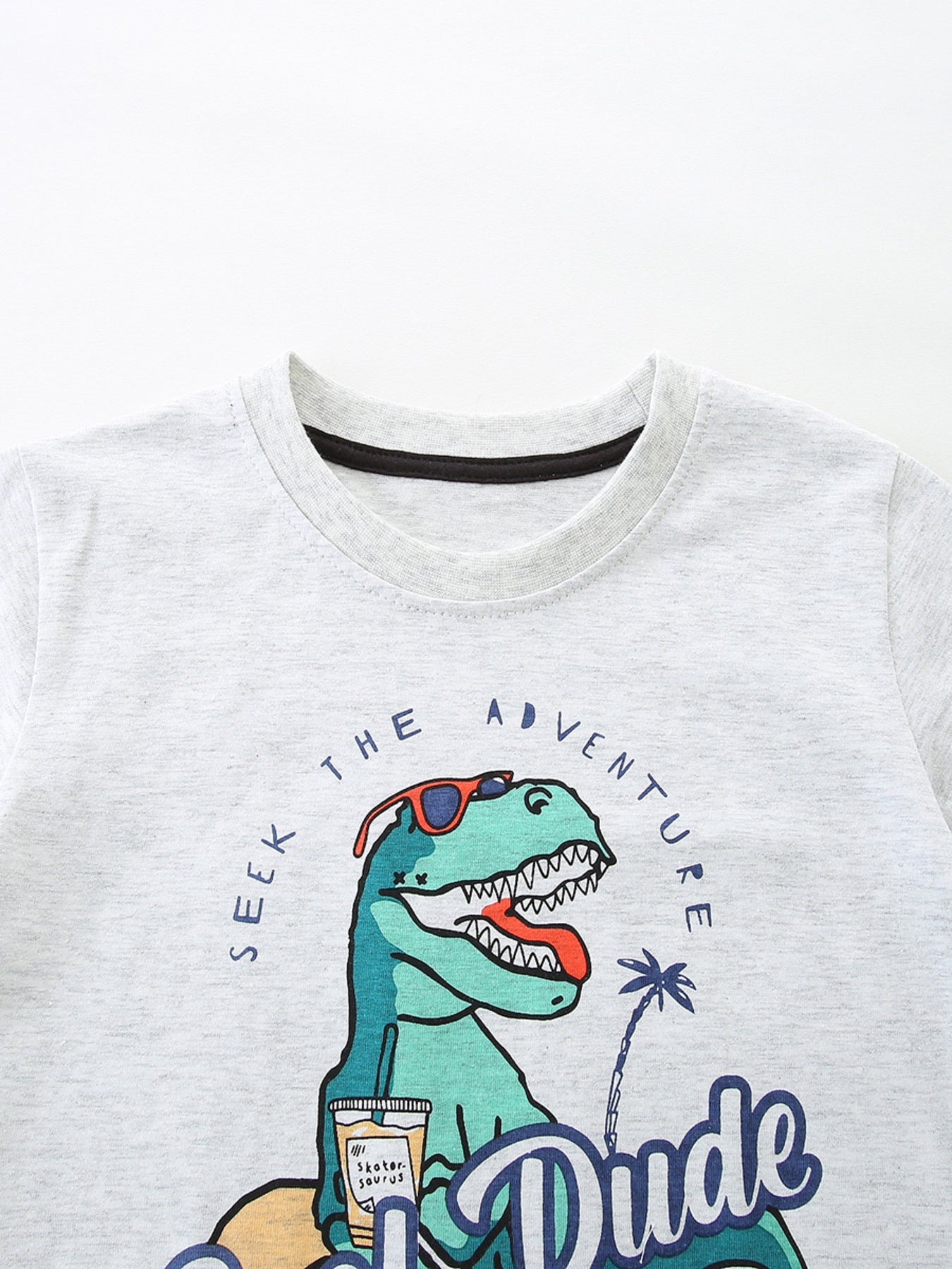 Children's Cool Dude Dinosaur Graphic T-Shirt