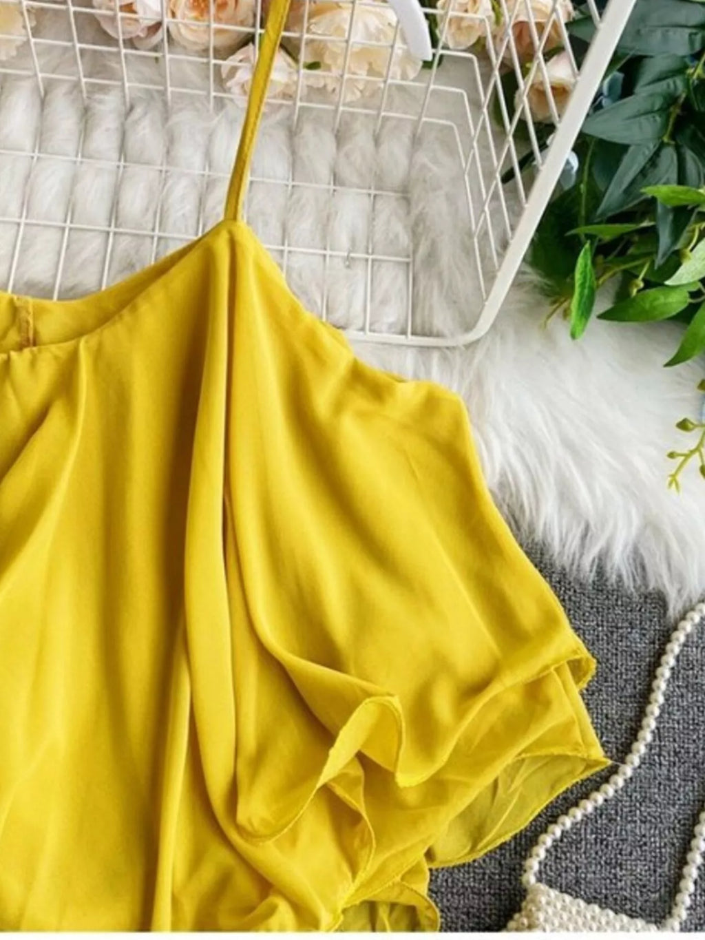 Ruffled Flowy Cami