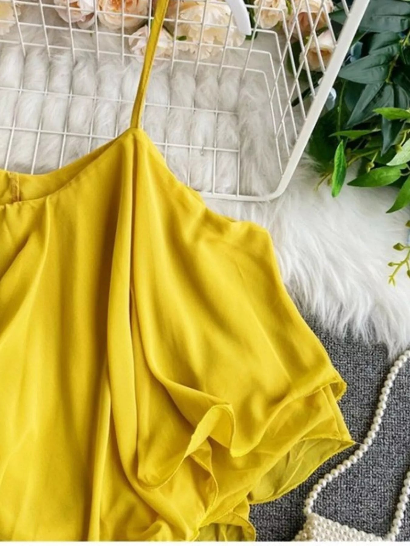 Ruffled Flowy Cami