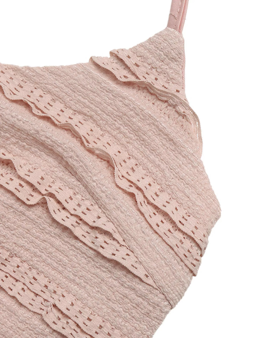 Halter Neck Textured Romper